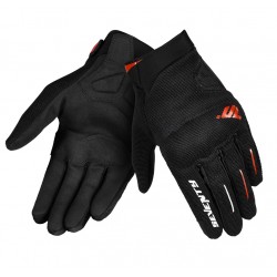 Manusi barbati Urban vara Seventy model SD-C40 Asphalt culoare: negru/rosu - degete tactile