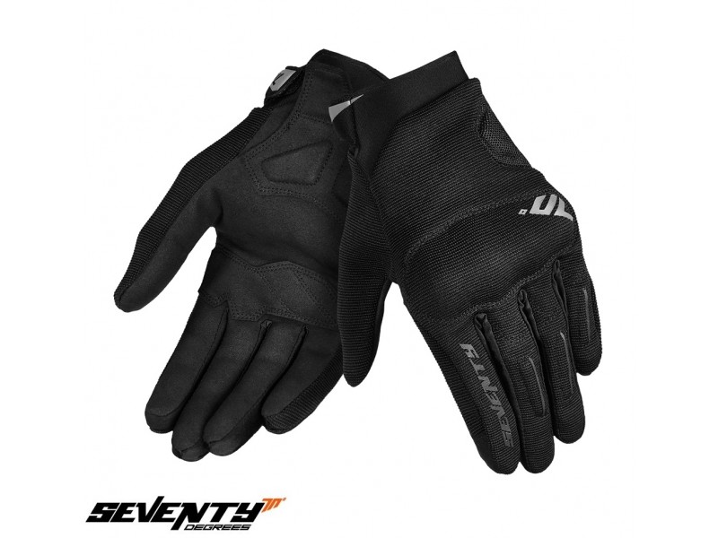 Manusi barbati Urban vara Seventy model SD-C40 Asphalt culoare: negru/gri - degete tactile Manusi barbati Urban vara Seventy model SD-C40 Asphalt culoare: negru/gri - degete tactile