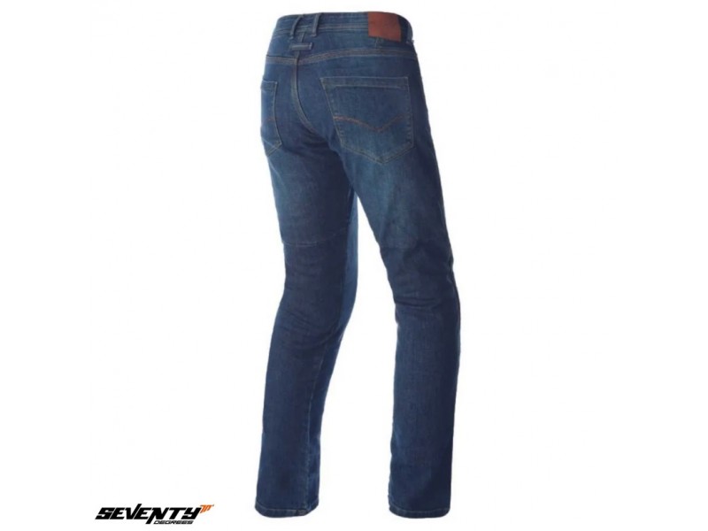 Blugi (jeans) moto barbati Seventy model SD-PJ10 tip Regular fit culoare: albastru - Clasa AA Blugi (jeans) moto barbati Seventy model SD-PJ10 tip Regular fit culoare: albastru - Clasa AA