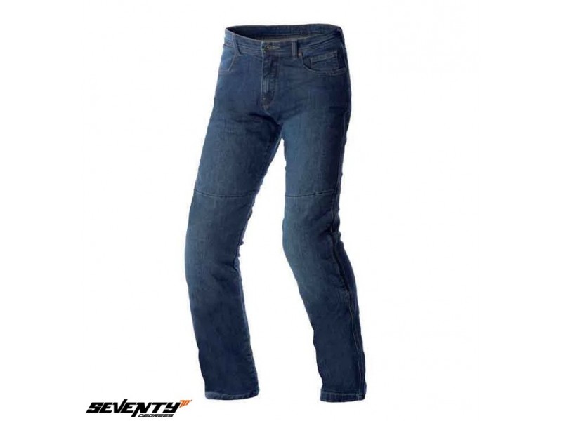 Blugi (jeans) moto barbati Seventy model SD-PJ10 tip Regular fit culoare: albastru - Clasa AA Blugi (jeans) moto barbati Seventy model SD-PJ10 tip Regular fit culoare: albastru - Clasa AA