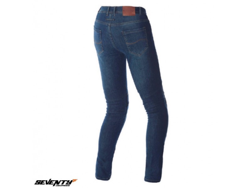 Blugi (jeans) moto femei Seventy model SD-PJ16 tip Slim fit culoare: albastru - Clasa AA Blugi (jeans) moto femei Seventy model SD-PJ16 tip Slim fit culoare: albastru - Clasa AA