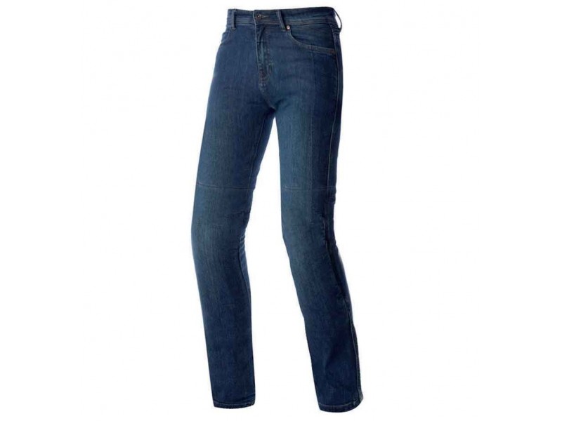 Blugi (jeans) moto femei Seventy model SD-PJ16 tip Slim fit culoare: albastru - Clasa AA