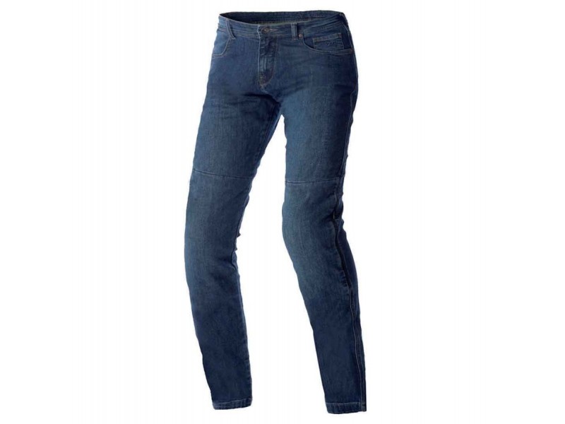 Blugi (jeans) moto barbati Seventy model SD-PJ14 tip Slim fit culoare: albastru - Clasa AA