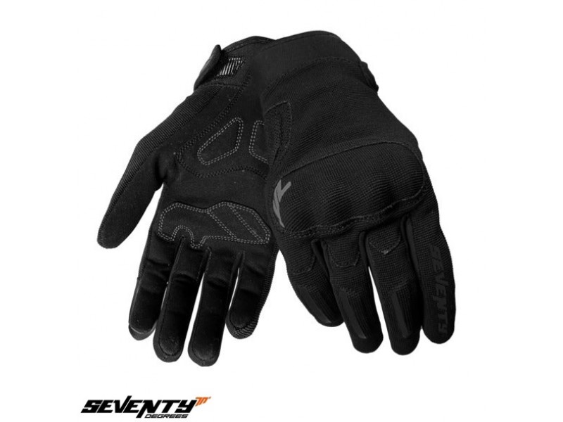 Manusi femei Urban vara Seventy model SD-C42 Asphalt culoare: negru/gri - degete tactile