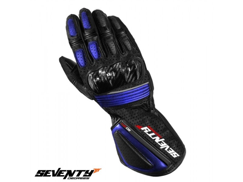 Manusi barbati racing vara Seventy model SD R4 negru albastru Manusi barbati racing vara Seventy model SD R4 negru albastru