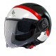 Casca MT Viale SV 68 Unit A5 rosu mat (ochelari soare integrati) (open face)