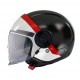 Casca MT Viale SV 68 Unit A5 rosu mat (ochelari soare integrati) (open face)