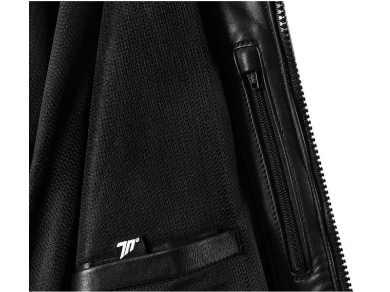 Geaca (jacheta) barbati piele Urban Seventy vara model SD-JL4 Legend Classic culoare: negru