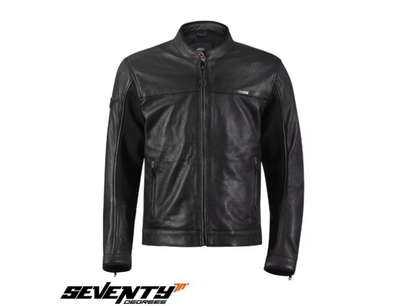 Geaca (jacheta) barbati piele Urban Seventy vara model SD-JL4 Legend Classic culoare: negru Geaca (jacheta) barbati piele Urban Seventy vara model SD-JL4 Legend Classic culoare: negru