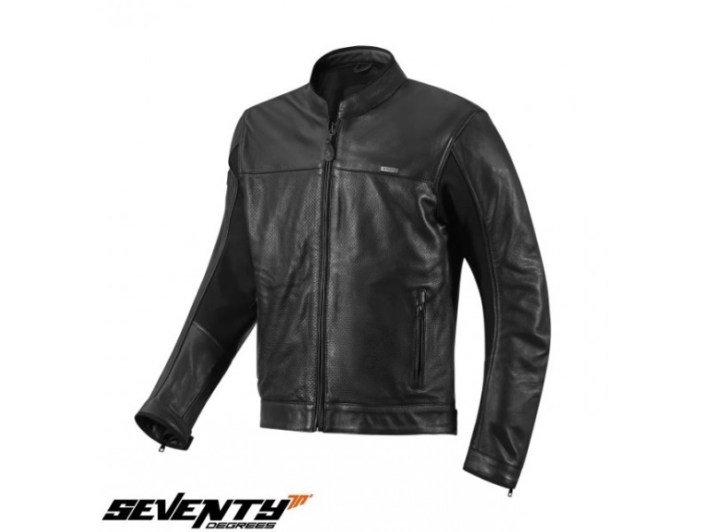 Geaca (jacheta) barbati piele Urban Seventy vara model SD-JL4 Legend Classic culoare: negru Geaca (jacheta) barbati piele Urban Seventy vara model SD-JL4 Legend Classic culoare: negru