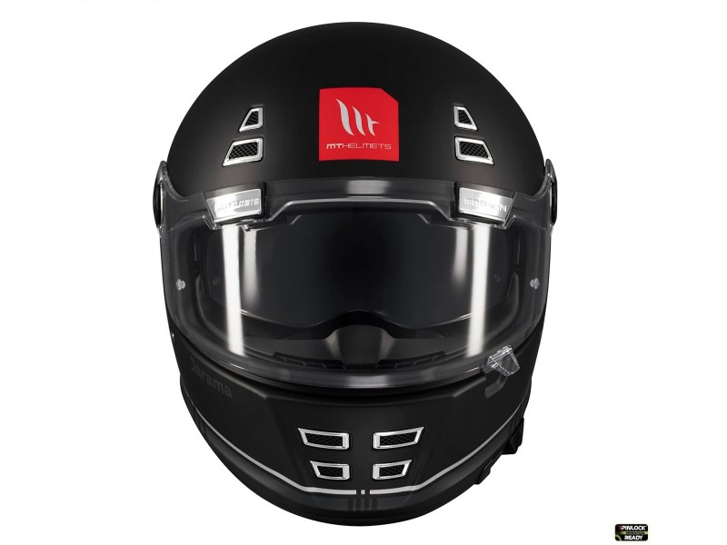 Casca integrala MT Jarama SV B2 negru mat - model Retro