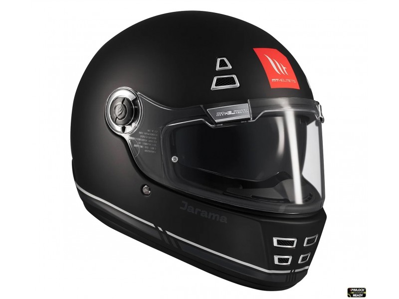 Casca integrala MT Jarama SV B2 negru mat - model Retro