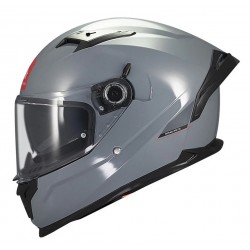 Casca integrala MT Braker SV A12 gri lucios (ochelari soare integrati) - tip viziera: MT-V-28B