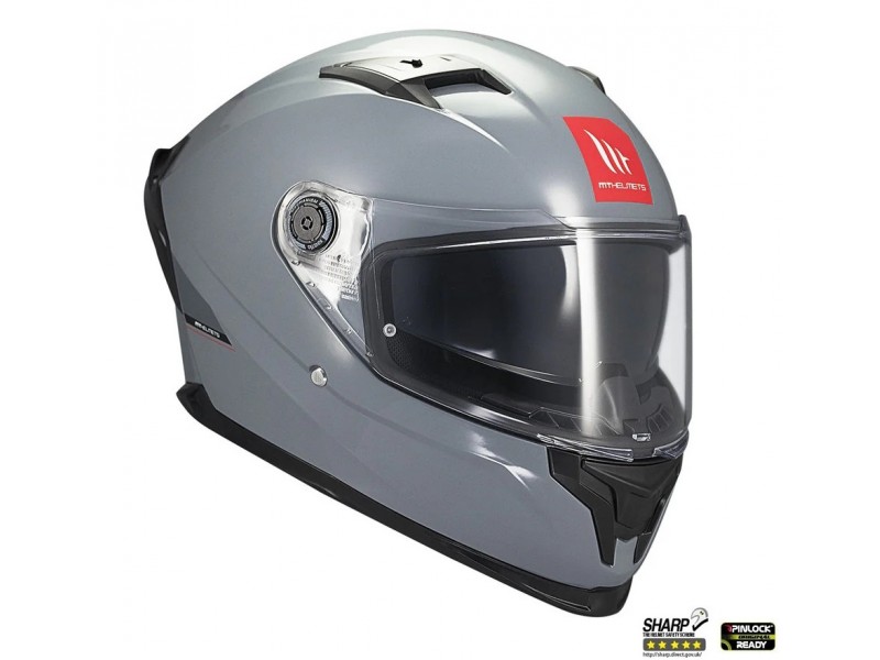 Casca integrala MT Braker SV A12 gri lucios (ochelari soare integrati) - tip viziera: MT-V-28B Casca integrala MT Braker SV A12 gri lucios (ochelari soare integrati) - tip viziera: MT-V-28B