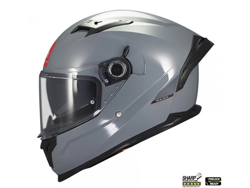 Casca integrala MT Braker SV A12 gri lucios (ochelari soare integrati) - tip viziera: MT-V-28B Casca integrala MT Braker SV A12 gri lucios (ochelari soare integrati) - tip viziera: MT-V-28B