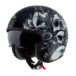 Casca open face motociclete MT Le Mans 2 S SV Breakout B2 negru mat (ochelari soare integrati) - omologare noua ECE 22.06 Casca open face motociclete MT Le Mans 2 S SV Breakout B2 negru mat (ochelari soare integrati) - omologare noua ECE 22.06