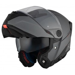 Casca modulabila MT Atom 2 SV A2 titanium mat (ochelari soare integrati) Pinlock Ready - tip viziera: MT-V-35