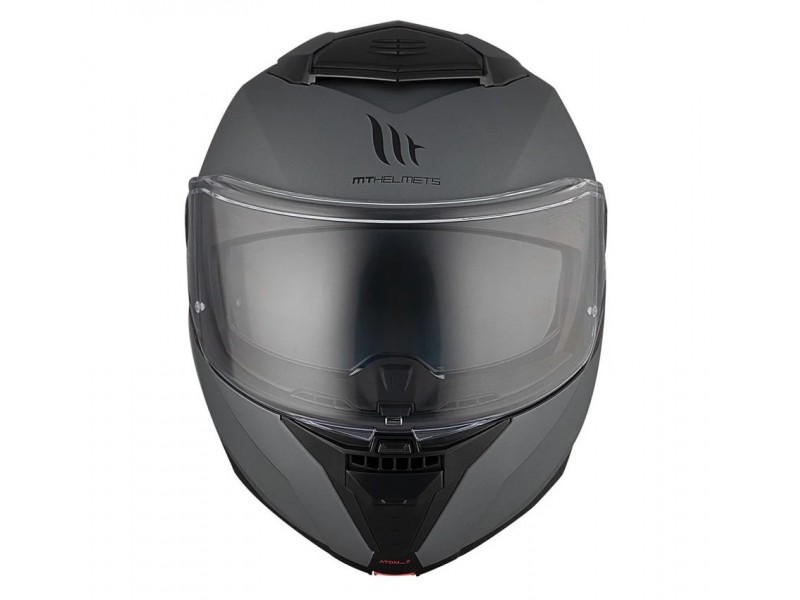 Casca modulabila MT Atom 2 SV A2 titanium mat (ochelari soare integrati) Pinlock Ready - tip viziera: MT-V-35