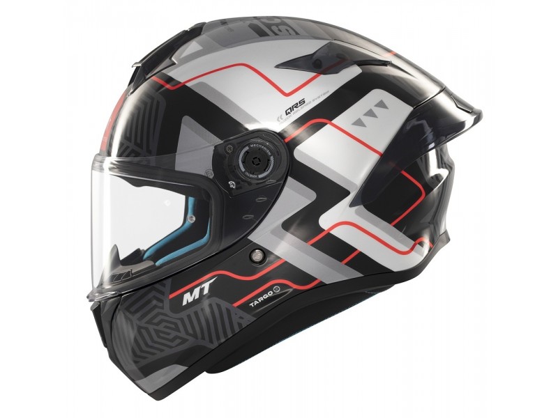 Casca integrala MT Targo S Brik C0 gri lucios - omologare noua ECE 22.06