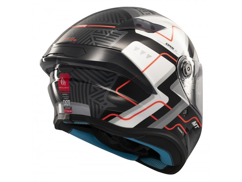 Casca integrala MT Targo S Brik C0 gri lucios - omologare noua ECE 22.06