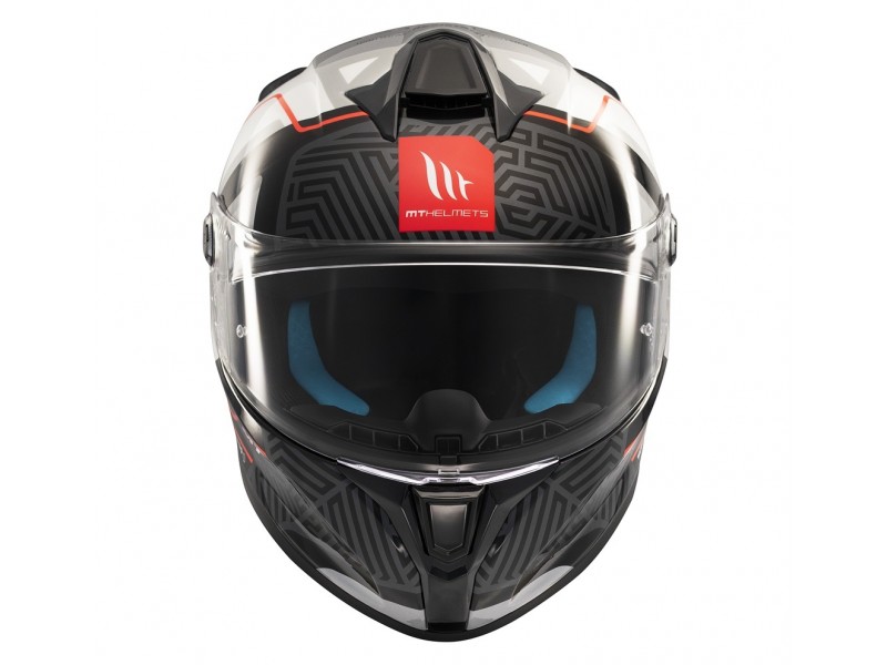 Casca integrala MT Targo S Brik C0 gri lucios - omologare noua ECE 22.06