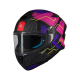 Casca integrala MT Targo S Brik C8 roz mat - omologare noua ECE 22.06