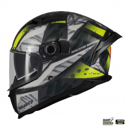 Casca integrala MT Braker SV Fury C6 gri/galben lucios (ochelari soare integrati) - tip viziera: MT-V-28B Casca integrala MT Braker SV Fury C6 gri/galben lucios (ochelari soare integrati) - tip viziera: MT-V-28B