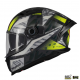 Casca integrala MT Braker SV Fury C6 gri/galben lucios (ochelari soare integrati) - tip viziera: MT-V-28B Casca integrala MT Braker SV Fury C6 gri/galben lucios (ochelari soare integrati) - tip viziera: MT-V-28B