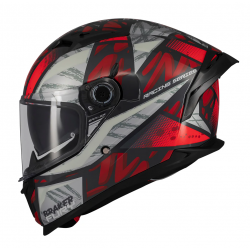 Casca integrala MT Braker SV Fury C5 rosu lucios (ochelari soare integrati) - tip viziera: MT-V-28B