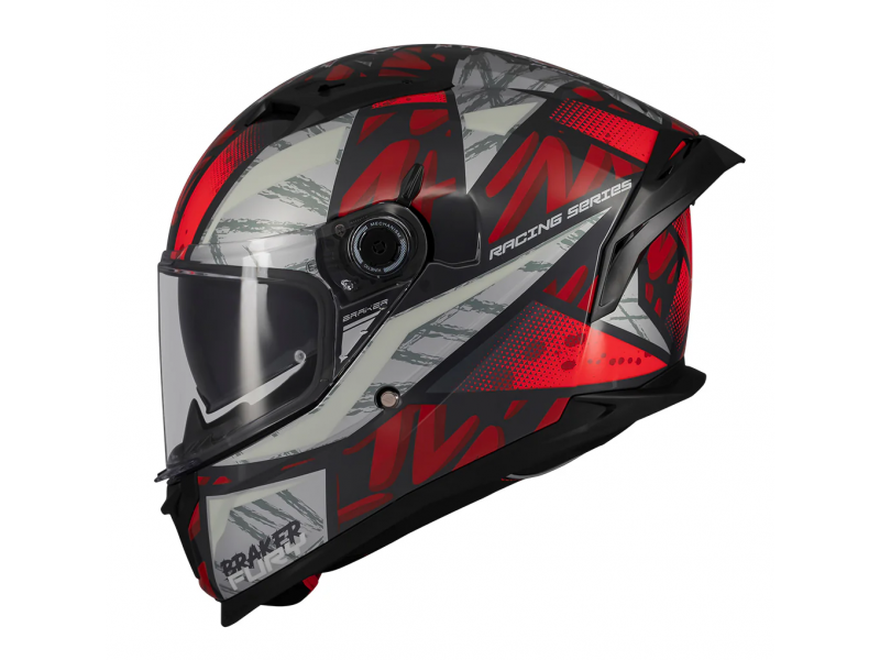 Casca integrala MT Braker SV Fury C5 rosu lucios (ochelari soare integrati) - tip viziera: MT-V-28B