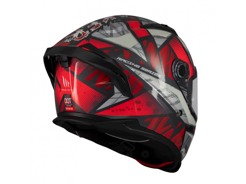 Casca integrala MT Braker SV Fury C5 rosu lucios (ochelari soare integrati) - tip viziera: MT-V-28B