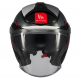 Casca open face motociclete MT Cosmo SV Silence B2 negru/gri lucios (ochelari soare integrati)