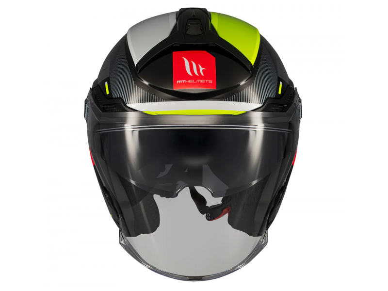 Casca open face motociclete MT Cosmo SV Silence B3 galben fluor lucios (ochelari soare integrati) Casca open face motociclete MT Cosmo SV Silence B3 galben fluor lucios (ochelari soare integrati)