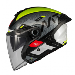 Casca open face motociclete MT Cosmo SV Silence B3 galben fluor lucios (ochelari soare integrati) Casca open face motociclete MT Cosmo SV Silence B3 galben fluor lucios (ochelari soare integrati)