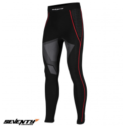 Pantaloni moto termici (de compresie) Seventy model SD-CT4 culoare: negru/gri - unisex