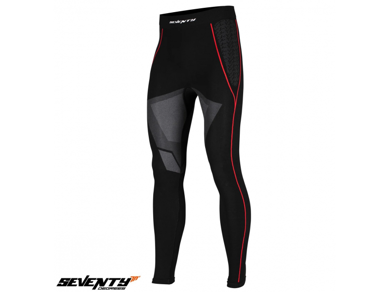 Pantaloni moto termici (de compresie) Seventy model SD-CT4 culoare: negru/gri - unisex