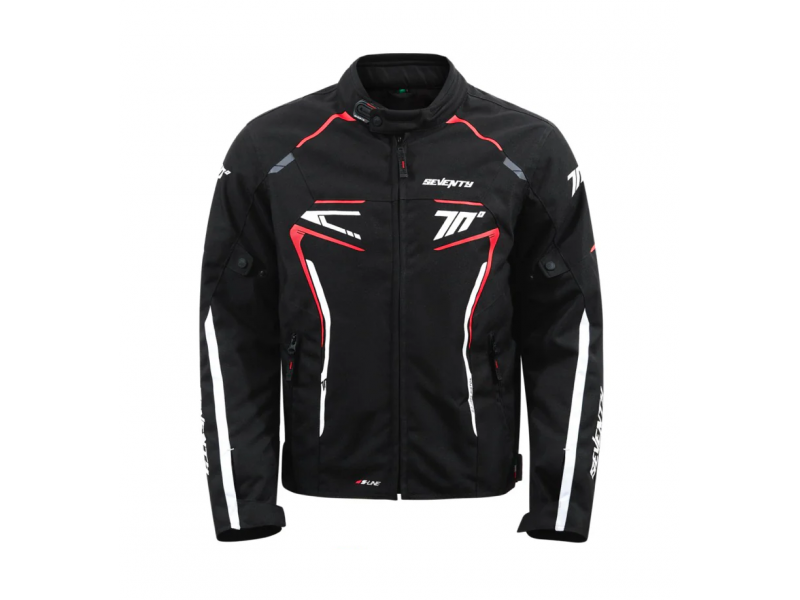 Geaca (jacheta) barbati Racing Seventy iarna model SD-JR65 Piston culoare: negru/rosu/alb