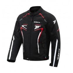 Geaca (jacheta) barbati Racing Seventy iarna model SD-JR65 Piston culoare: negru/rosu/alb