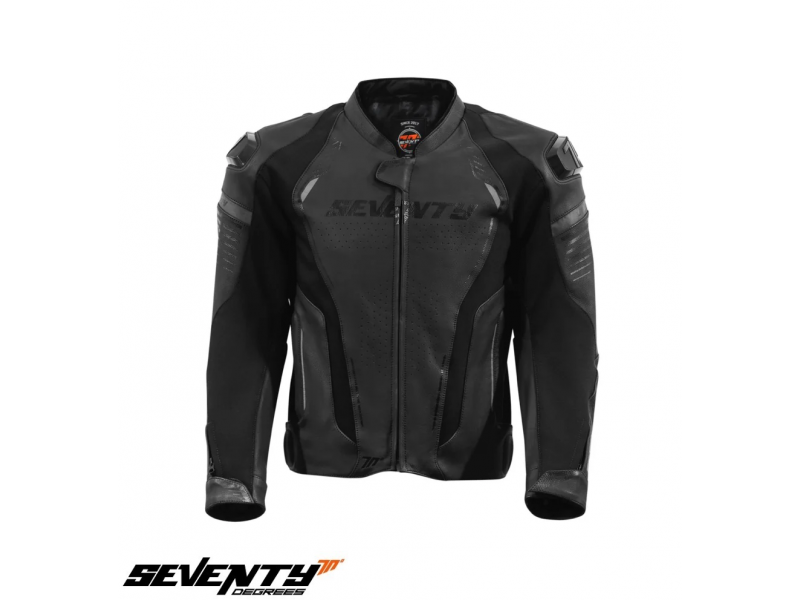 Geaca (jacheta) motociclete barbati Racing Seventy all season/iarna model SD-JL24 Spoiler culoare: negru