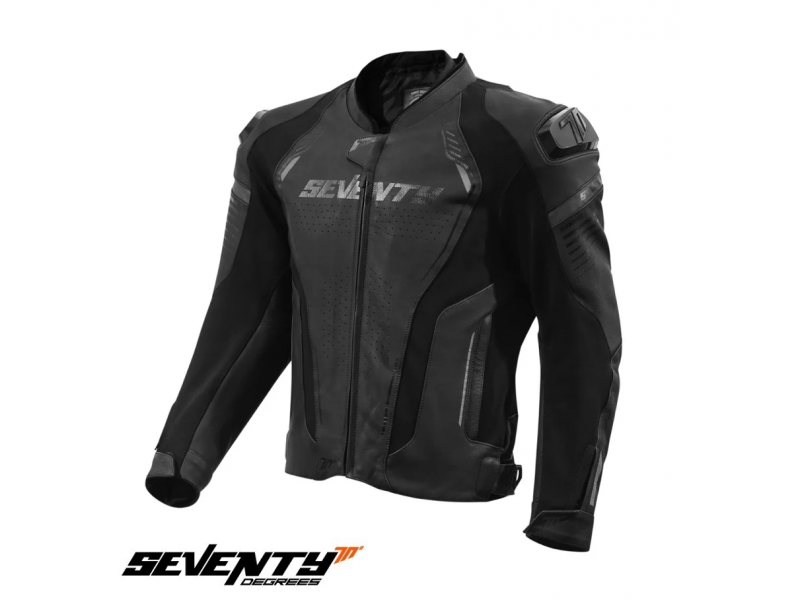 Geaca (jacheta) motociclete barbati Racing Seventy all season/iarna model SD-JL24 Spoiler culoare: negru