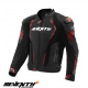 Geaca (jacheta) motociclete barbati Racing Seventy all season/iarna model SD-JL24 Spoiler culoare: negru/rosu