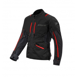 Geaca (jacheta) motociclete barbati ADV/Touring Seventy all season/iarna model SD-JT67 Tanami culoare: negru/rosu