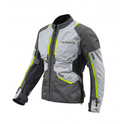 Geaca (jacheta) motociclete barbati ADV/Touring Seventy all season/iarna model SD-JT67 Tanami culoare: negru/gri/galben fluor