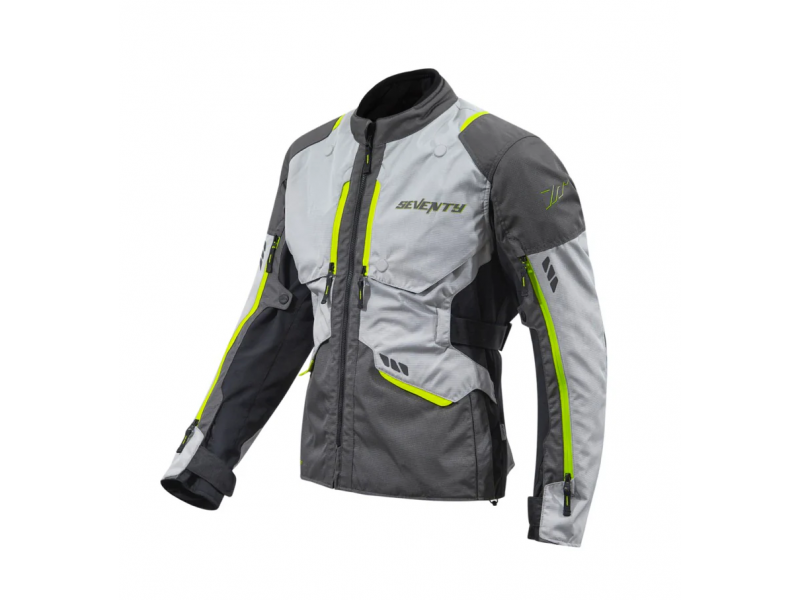 Geaca (jacheta) motociclete barbati ADV/Touring Seventy all season/iarna model SD-JT67 Tanami culoare: negru/gri/galben fluor Geaca (jacheta) motociclete barbati ADV/Touring Seventy all season/iarna model SD-JT67 Tanami culoare: negru/gri/galben fluor