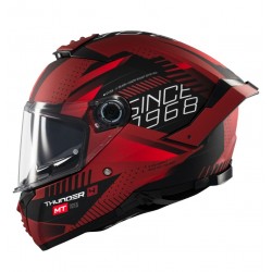 Casca integrala MT Thunder 4 SV Luminence D5 rosu mat (ochelari soare integrati) - tip viziera: MT-V-28B