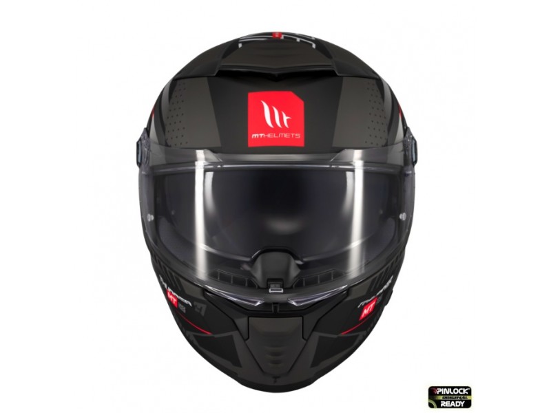 Casca integrala MT Thunder 4 SV Luminence D1 negru/gri mat (ochelari soare integrati) - tip viziera: MT-V-28B