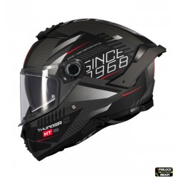 Casca integrala MT Thunder 4 SV Luminence D1 negru/gri mat (ochelari soare integrati) - tip viziera: MT-V-28B Casca integrala MT Thunder 4 SV Luminence D1 negru/gri mat (ochelari soare integrati) - tip viziera: MT-V-28B