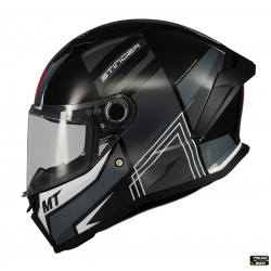 Casca integrala MT Stinger 2 Tron B12 negru/gri lucios - tip viziera: MT-V-28B Casca integrala MT Stinger 2 Tron B12 negru/gri lucios - tip viziera: MT-V-28B
