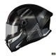Casca integrala MT Stinger 2 Tron B12 negru/gri lucios - tip viziera: MT-V-28B