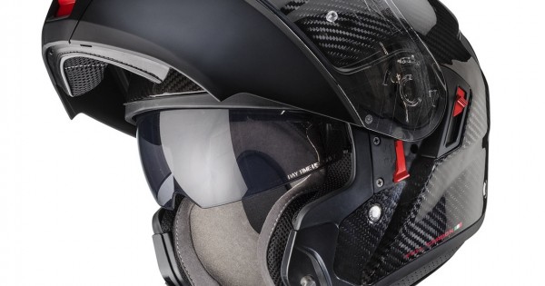 Casca modulabila (flip-up) Caberg model Levo X 94 carbon Pinlock